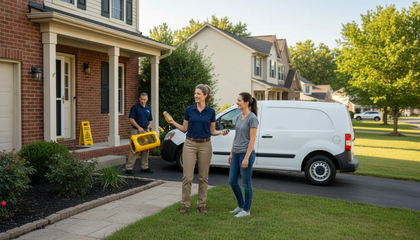 Water restoration image for Water Damage & Restoration Services in Etna Green, IN